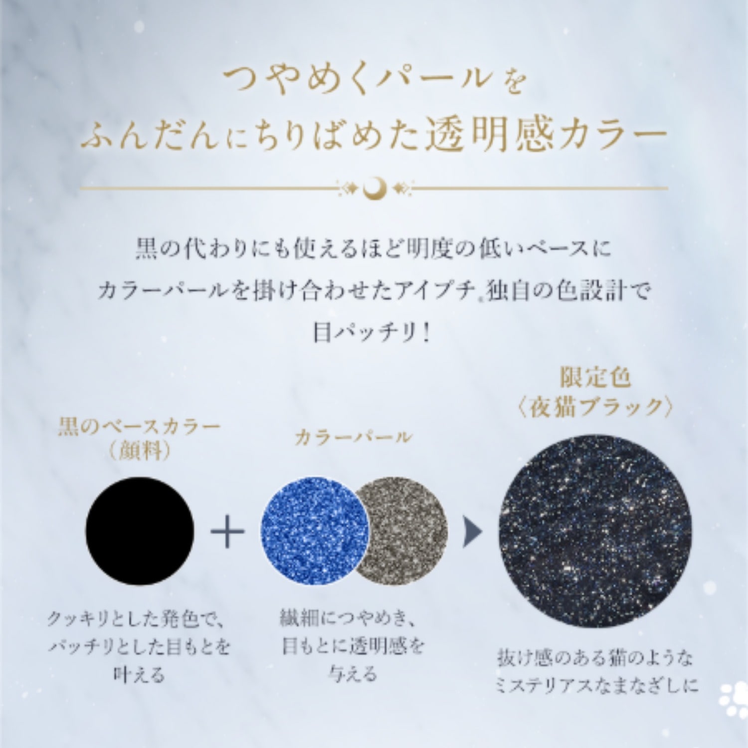 アイプチ ひとえ・奥ぶたえ用マスカラ 111 夜猫ブラック